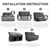 NORTHERN BROTHERS Loveseat Cover - Jacquard Reclining Cover for 2