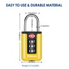 BRILLIRARE 2 Pack TSA Approved Luggage Locks, Combination Travel Padlock,