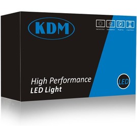 KDM,6000K White,2Pack