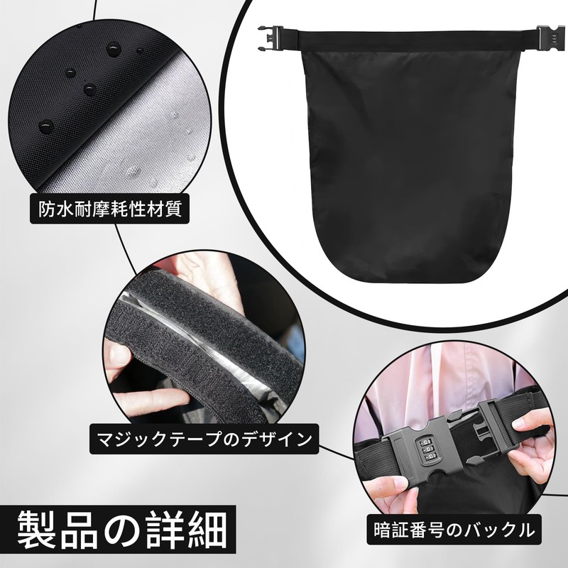 ZHEJIA Helmet Bag, Large Capacity, Waterproof, Anti-theft, Helmet Case, Backpack,