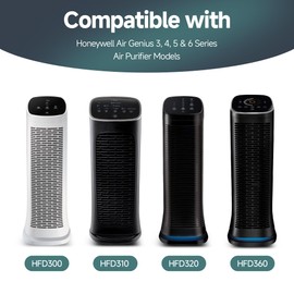 8 Packs Replacement Filter K Pre-Filter Compatible with Honey-Well Air Cleaner Purifier - Models HFD300, HFD310, HFD314, HFD320, HD320, HFD323CV1, HFD323-TGT, HFD324, HFD360B for K