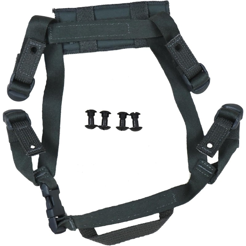 US Military Advanced Combat Helmet Chin Strap with Hardware Bolts