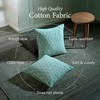 CPC 100% Cotton Throw Pillow Covers 18x18 Inch, Set of