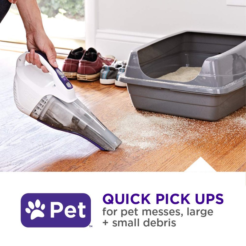 BLACK+DECKER dustbuster QuickClean Pet Cordless Handheld Vacuum with Motorized Upholstery