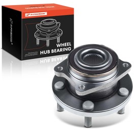 A-Premium Front Wheel Bearing and Hub Assembly with 5-Lug Compatible with Dodge Avenger 2008-2014, Caliber 2009, Chrysler 200 2011-2014, Sebring 2007-2010