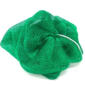African Exfoliating Net Sponge, Ethically Sourced From Nigeria:_Green