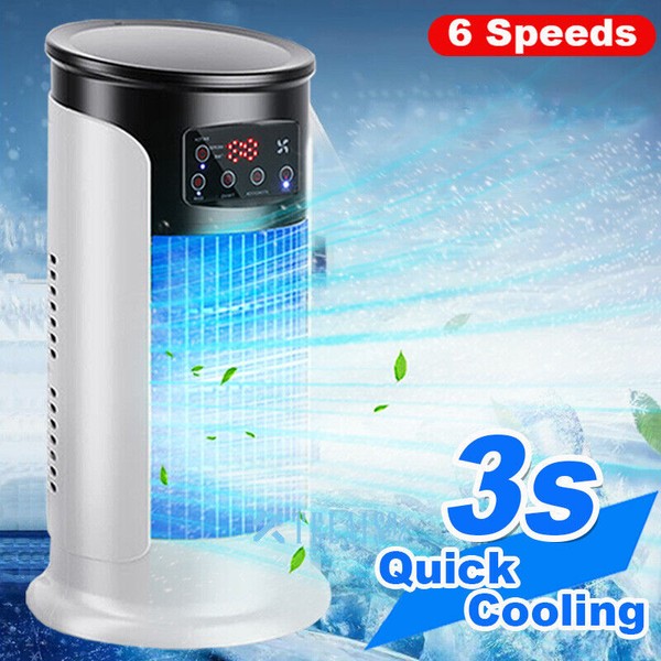 Unbranded Portable Air Cooler Fan LED Mini AC Air Conditioner
