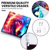 BVBOX Blacklight Tapestry,Animal Tapestry Glow In The Dark,UV Reactive Black