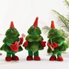 enttgo 17-inch Singing Dancing Christmas Toy，Electric Wiggle Stuffed Christmas Tree