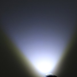 LEADTOPS 10Pcs 18mm 12V Eagle Eye LED Car Fog DRL Daytime Running Light Backup Reverse Tail Rock Lights Small bulb (White, Black Case)