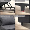 Ainfox Sleeper Sofa Chair Bed, 4-in-1 Convertible Ottoman Sofa Couch