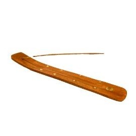 Wooden Incense Holder with Motif - For Smoking Incense Sticks