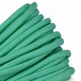 Bored Paracord - 1', 10', 25', 50', 100' Hanks & 250', 1000' Spools of Parachute 550 Cord Type III 7 Strand Paracord Well Over 300 Colors - Mint - 50 Feet