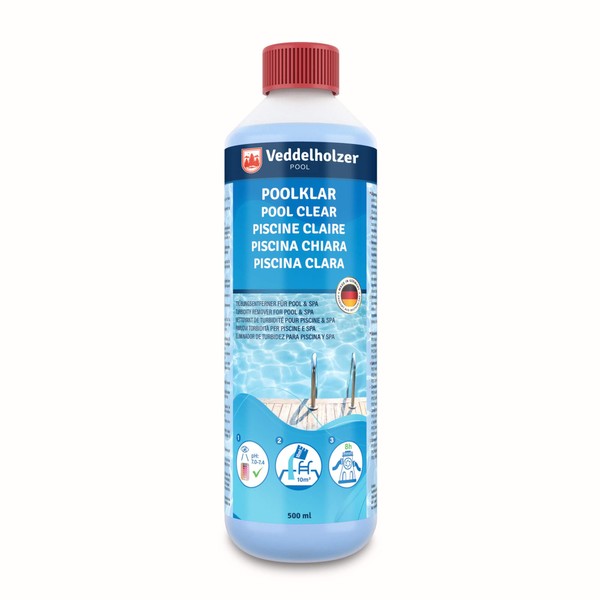 Veddelholzer Pool Clear. Crystal clear for pool, whirlpool & paddling