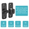 GIONAR Black gate Lock, Sliding Door Lock - 90/180 Degree