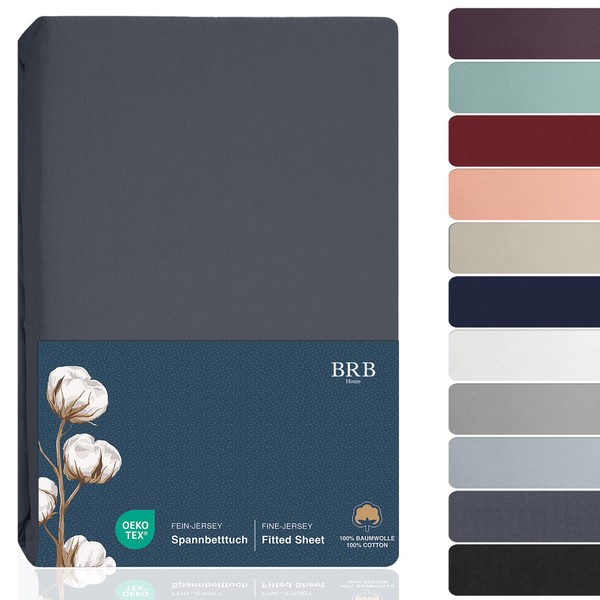 Fitted Sheet 140 x 200 cm - 100% Cotton Fitted