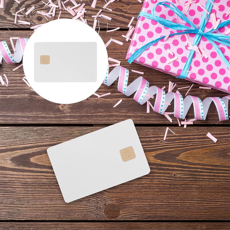 Uonlytech Chip Blank Cards, 8pcs Blank Smart Intelligent Card Contacts