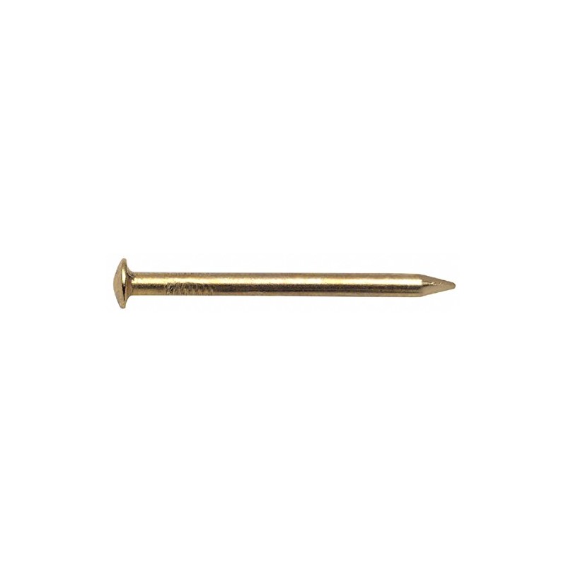 OOK 2" Brass Plated Bendless Nail 10-Pack