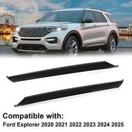 Windshield Trim Molding A-Pillar Kit Compatible with 2020-2025 Ford Explorer Left Driver Side and Right Passenger Side Replace# LB5Z-7803145-AA LB5Z-7803144-AA