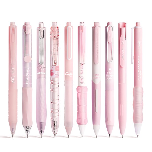 VideMundi 10 Count Pastel Gel Ink Pen Set,Cute Note Taking