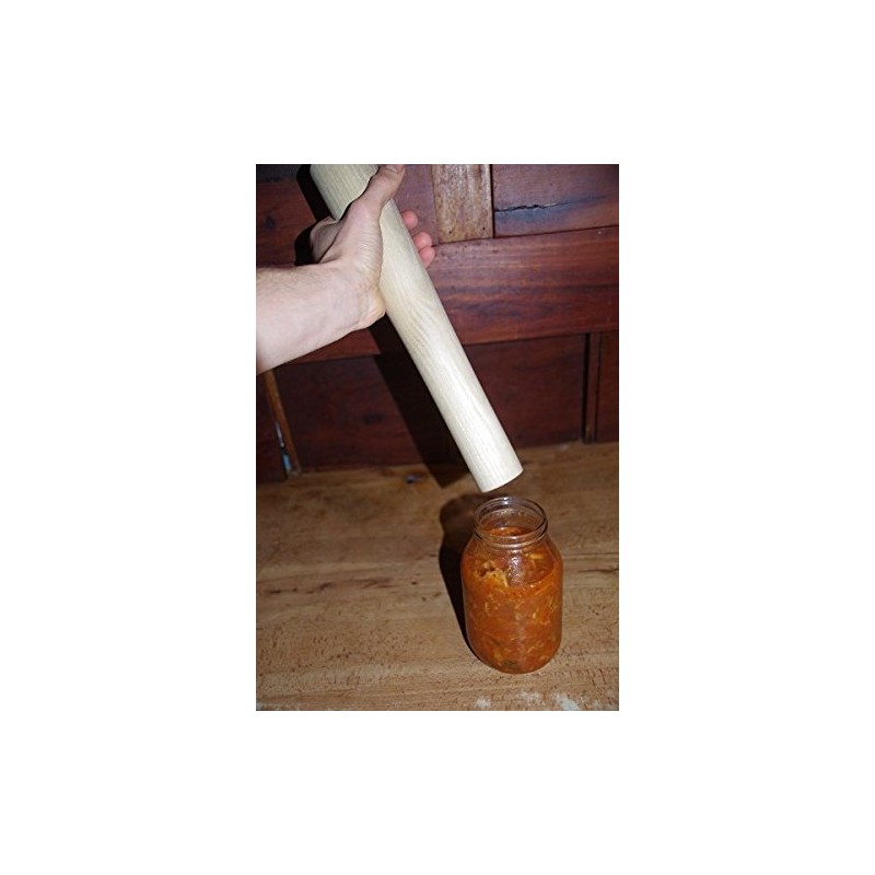 Solid Wood Sauerkraut Kimchi Tamper Made in The USA