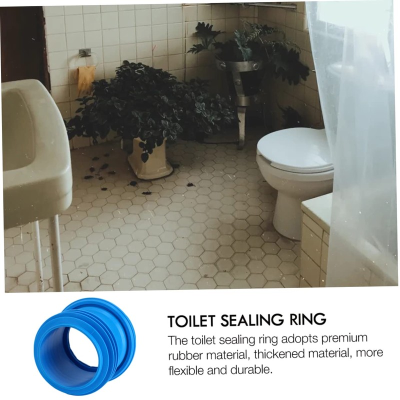 TEHAUX Thickening Toilet Sealing Ring Odor Resistant Flange Ring for