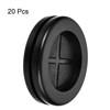 TA-VIGOR 20Pcs Round Rubber Grommets, 27mm Double-Sided Rubber Hole Plug