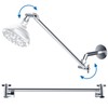 Brass 16 Inch Shower Head Extension Arm with Lock Joints,