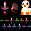 12Pcs LED Light Duck Plug, 16 Luminous Modes Rubber Duck