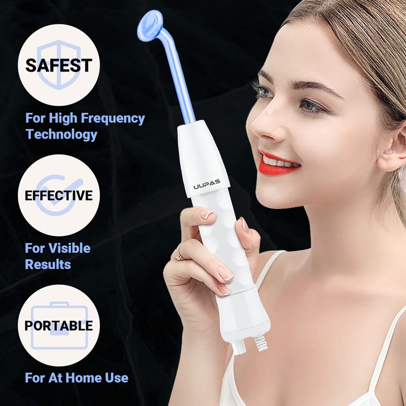 High Frequency Facial Wand - UUPAS Portable Handheld 4 in