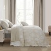 Blythease Oversized King Bedspread 128x120 Extra Wide, Jacquard Matelasse Damask