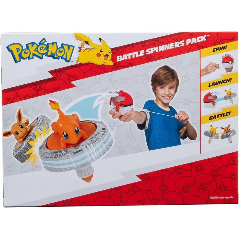 Pokémon PKW4401 - Battle Spinner - Glumanda, offizielles Spielset