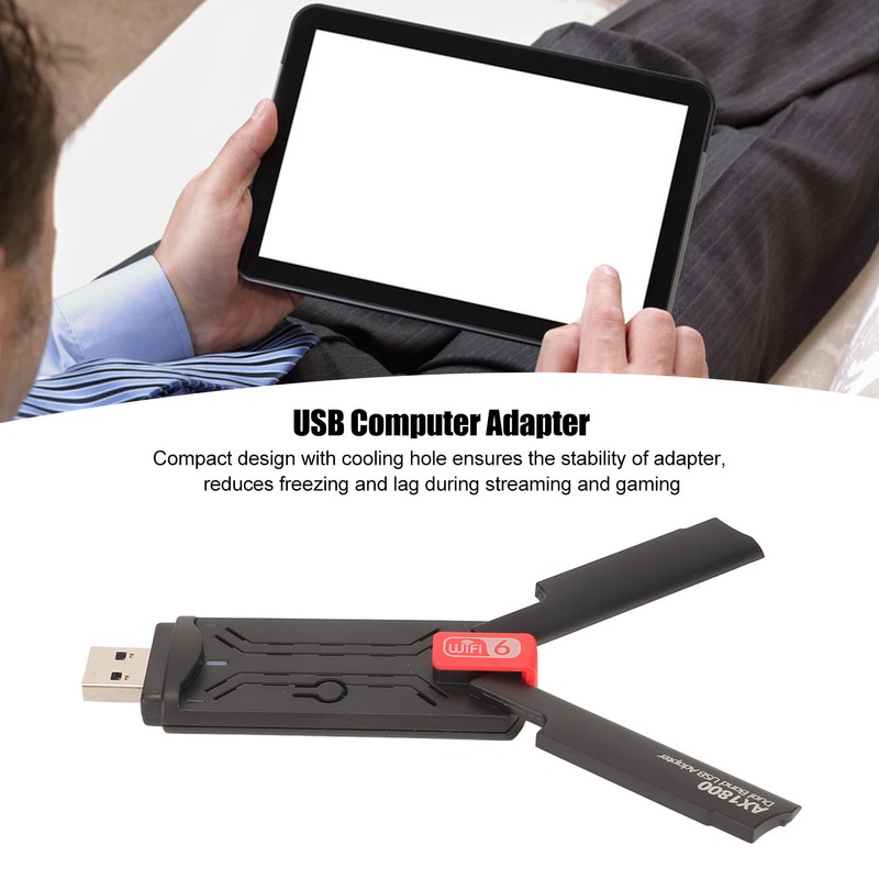 Dual Band WiFi Adapter High Speed USB3.0 Network Transmitter Receiver