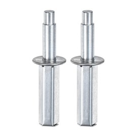 M METERXITY 2-Pack Folding Door Top Pivot C, Folding Door Hardware Repair Kit Closet Hardware Replacement Parts for Sliding Wardrobe