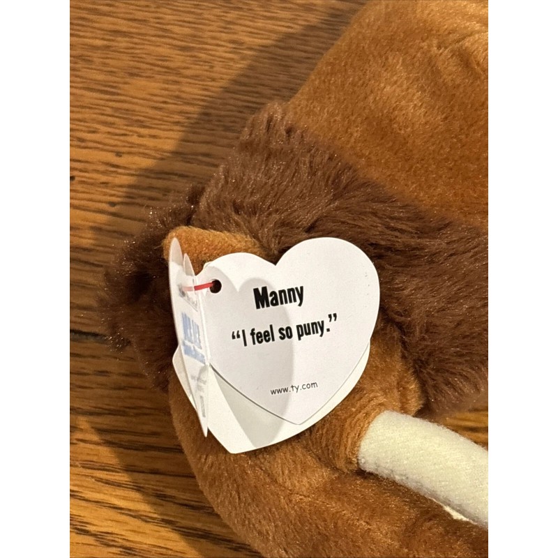 TY Beanie Baby - MANNY the Mammoth (Ice Age 3