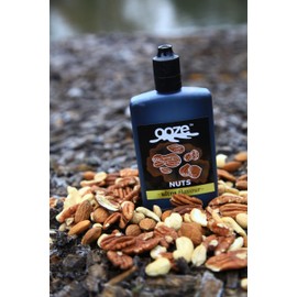 Ooze Ultra Flavour Fishing Bait Flavouring Liquid 100ml – Pellet, Ground & Hook Bait Liquid Booster - Flavour Glaze for Fishing Lures (Nuts)