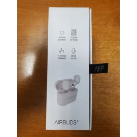 AirBuds True Wireless AirBuds Air5 Ear Buds White 14 Hours Play Time Bluetooth 1422-R6P5