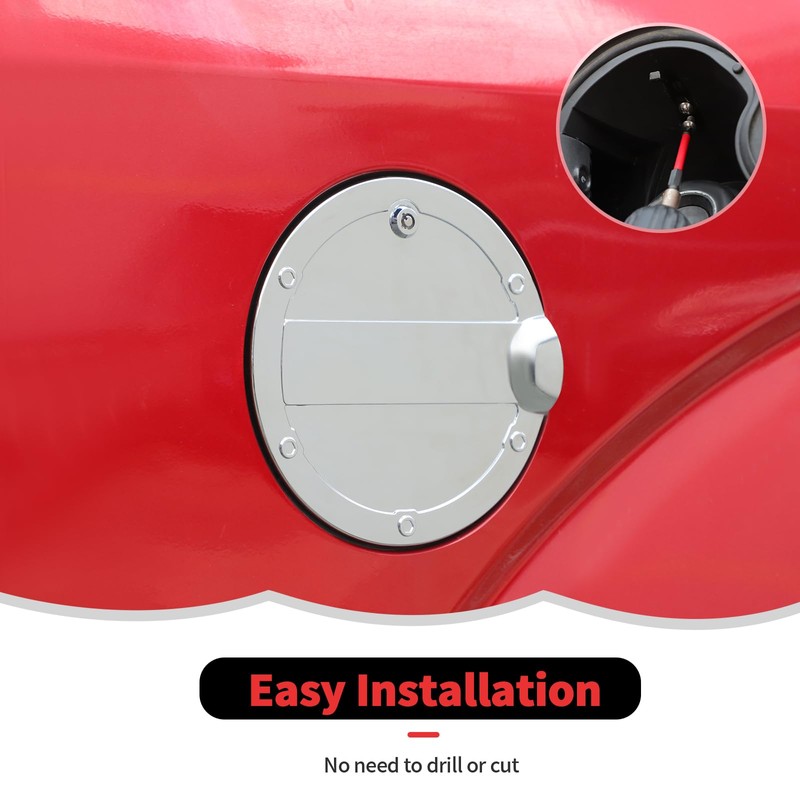 RT-TCZ Fuel Filler Door Locking Gas Tank Cap Cover Accessories