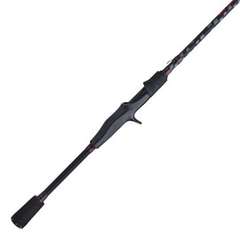 Abu Garcia 6’3” Vendetta Casting Fishing Rod, 1-Piece Rod, 8-17lb Line Rating, Medium Rod Power, Fast Action, 1/4-5/8 oz. Lure Rating