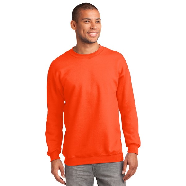 Port & Company - Essential Fleece Crewneck Sweatshirt XL Safety