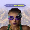Mardi Gras Face Mask & Bead Necklaces