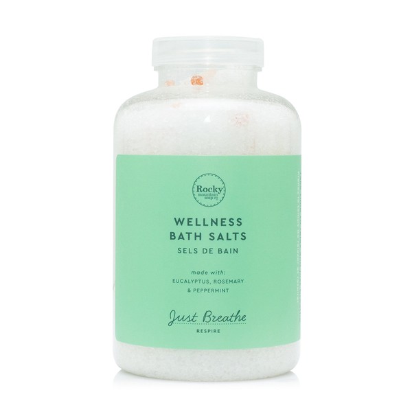 Rocky Mountain Soap Company Just Breathe Wellness Bath Salts, 580g