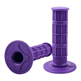 2PCS Anti Slip Motorcycle Grip,Rubber Motorcycle Handlebar Grips Kit with Left ID 7/8" Right ID 1",Universal 7/8 Handlebar Grips Motorcycles Accessories for E Bike Dirtbike ATV