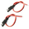 DGZZI 2PCS 14AWG Extension Cable - 30CM SAE Single Plug