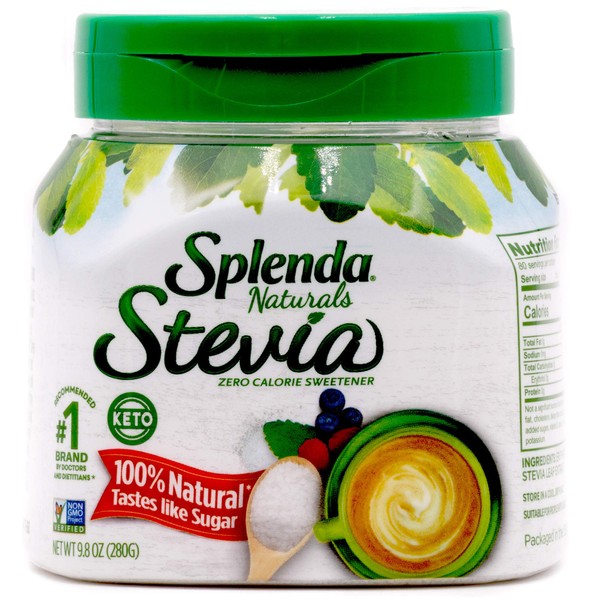 SPLENDA Naturals Stevia Sweetener 9.8 Ounce Jar (1 Pack)