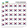 South Korea National Country Flag 1" Planner Calendar Scrapbooking Crafting