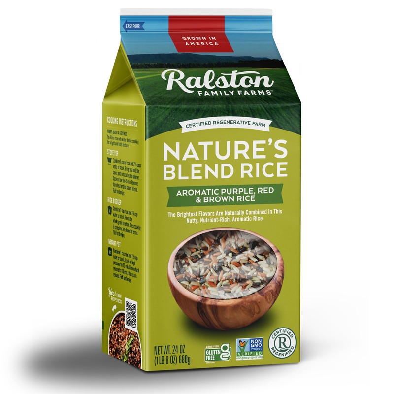 Ralston Family Farms Nature's Blend Rice, 24 oz Carton: 6