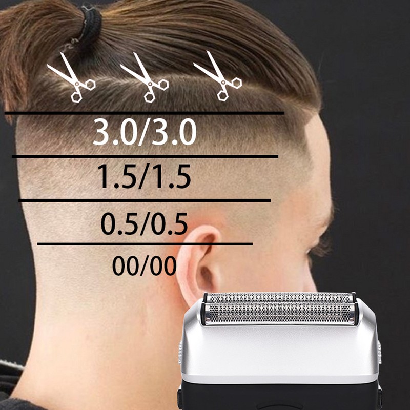 Rechargeable Electric Shaver Reciprocating Men Bald Head Trimmer Beard Shaver