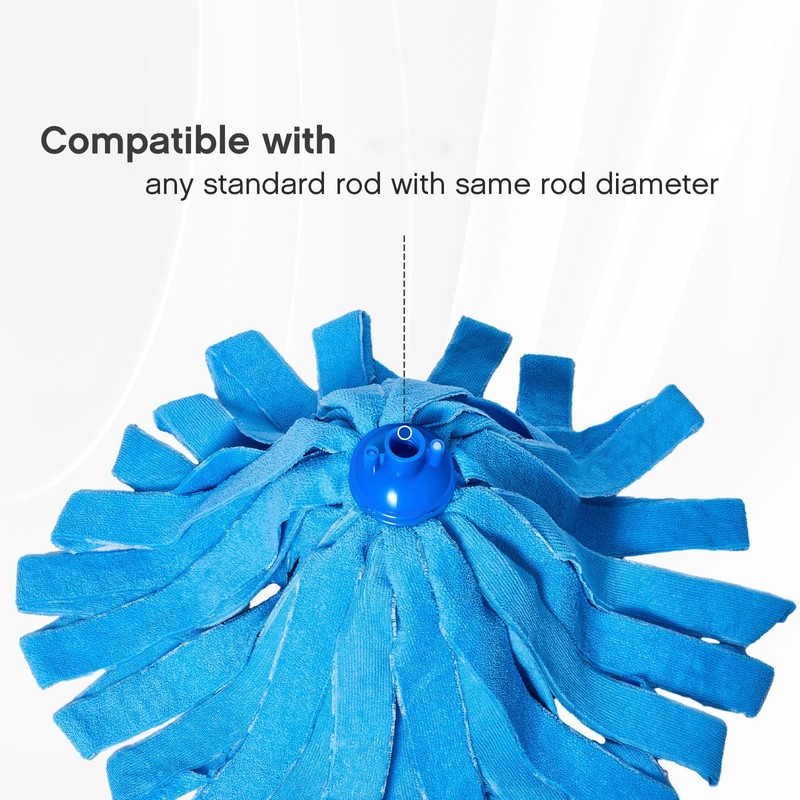 Tanlade 6 Pcs Mop Head Replacement for 0.8 Inch Diameter