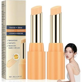 Revive Glow Vitamin C Eye Balm,Eyes Balm With Vitamin C, Reducing Dark Circle,Hydrating Eye Cream,Reduces Puffiness (2, pcs)